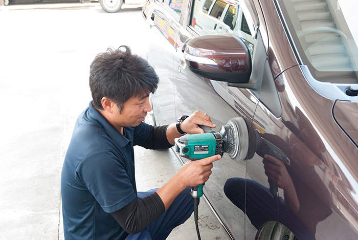 車磨き コーティング カーケアショップヤマナカ 山中油店 栃木県栃木市